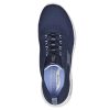 SKECHERS Go Walk Arch Fit - Crystal Waves Navy / Light Blue Slip-Ons