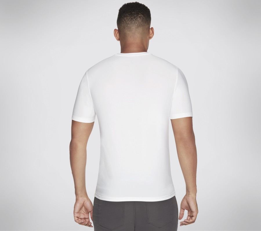 SKECHERS Go Dri All Day Solid Tee White Tops