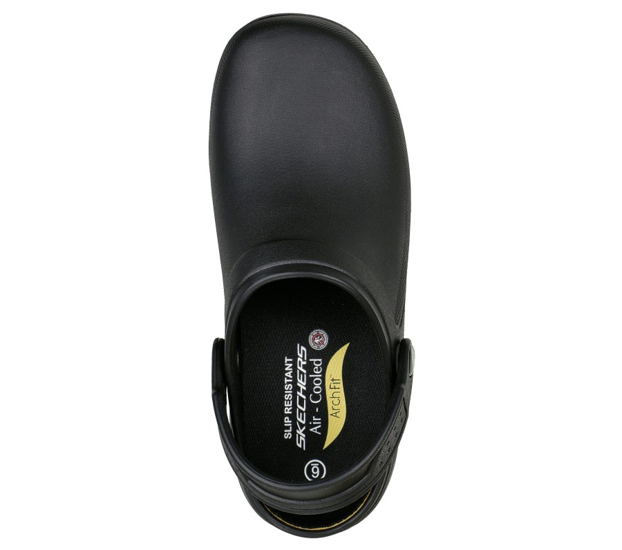 SKECHERS Work Arch Fit: Riverbound - Pasay Sr Black Work & Safety