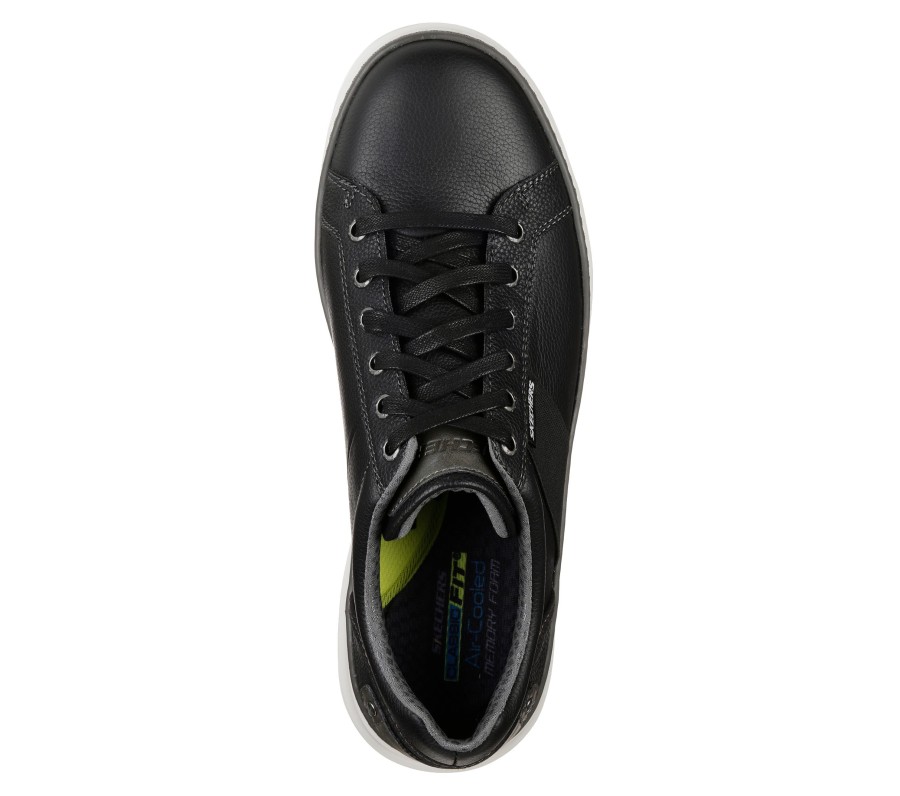 SKECHERS Moreno - Winsor Black Lace Up Oxfords