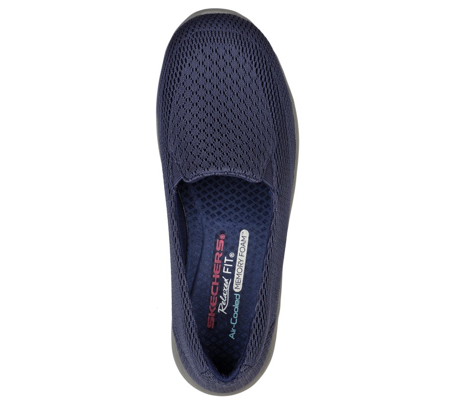 SKECHERS Relaxed Fit: Reggae Fest 2.0 - Sweet Poise Navy Slip-Ons