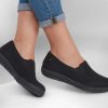 SKECHERS Relaxed Fit: Arch Fit Reggae Cup - For Fun Black Slip-Ons