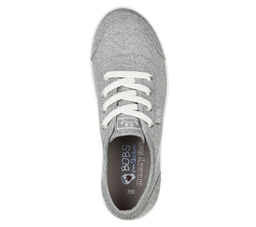 SKECHERS Bobs B Cute - Fresh Times Gray Slip-Ons