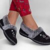 SKECHERS Bobs Too Cozy - Meow Pajamas Black Slippers