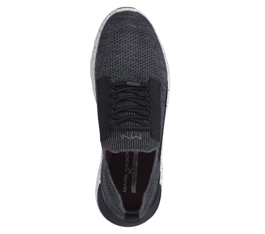 SKECHERS A-Line Glide - Zev Black Slip-Ons