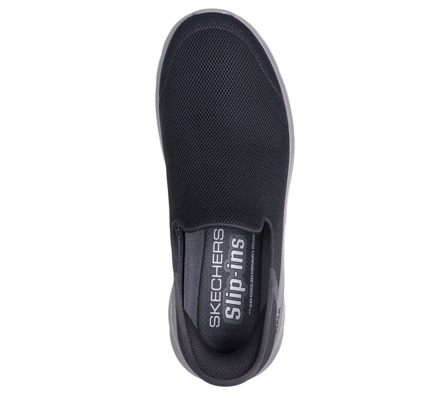 SKECHERS Skechers Slip-Ins: Go Walk Flex Dark Gray Slip-Ons