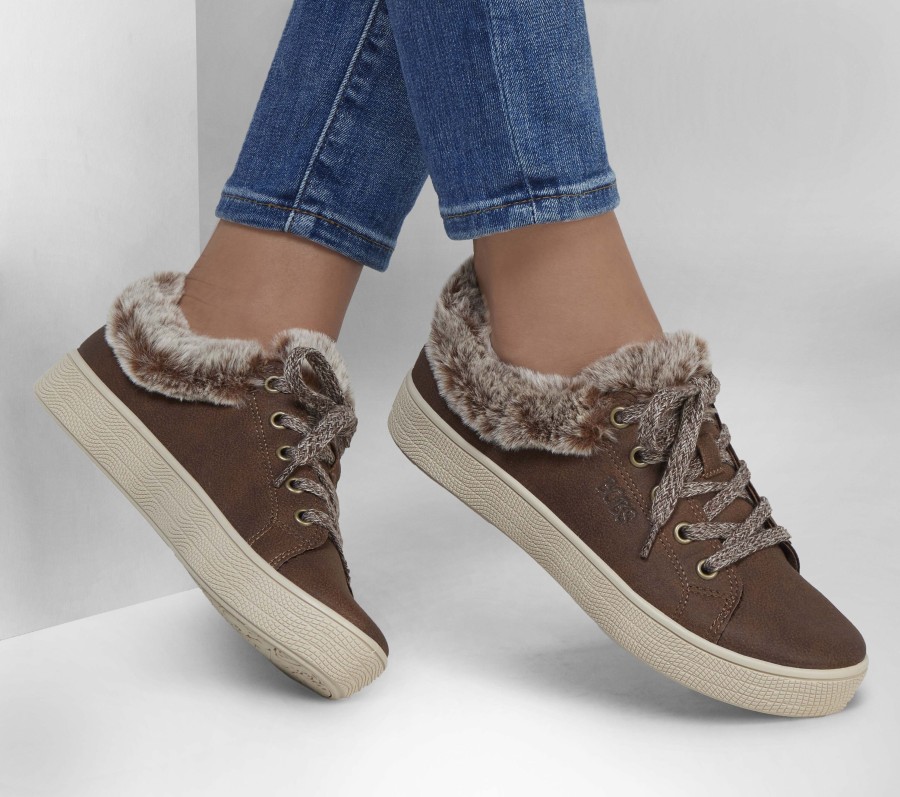 SKECHERS Bobs B Extra Cute - Winter Daze Brown Lace Up