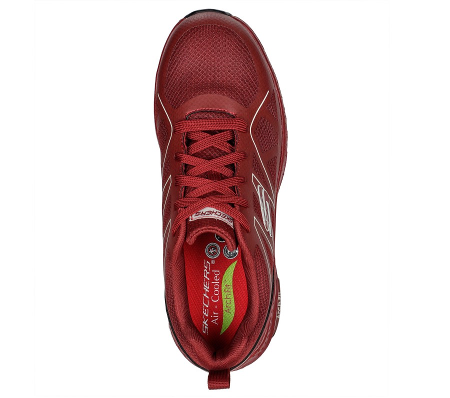 SKECHERS Skechers Arch Fit Sr - Vigorit Burgundy Work & Safety