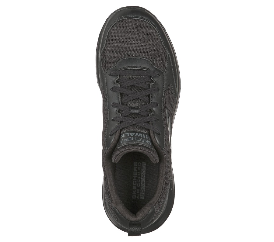 SKECHERS Go Walk Max - Painted Sky Black Athletic Sneakers