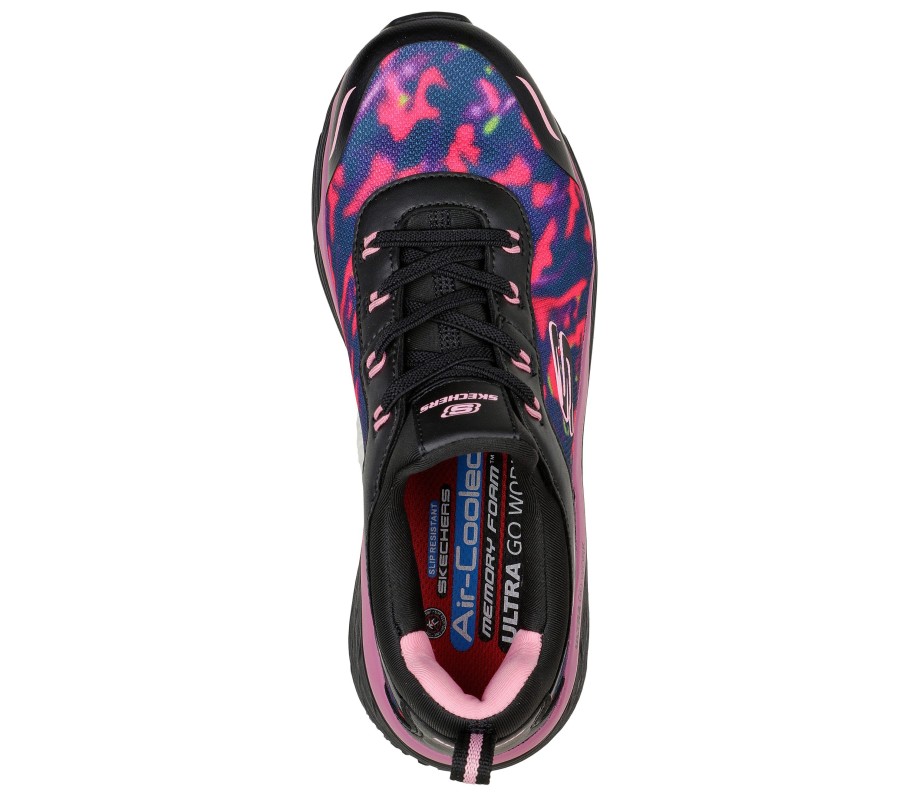 SKECHERS Work: Skechers Max Cushioning Elite Sr - Rastip Black / Multi Work & Safety