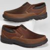 SKECHERS Relaxed Fit: Segment - The Search Brown Slip-Ons