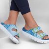 SKECHERS Foamies: Top Level - Aqua Potion Blue Sandals