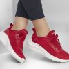 SKECHERS Bobs Sport Squad Waves Red Lace Up