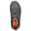 SKECHERS Hyper-Blitz - Aqua-Tronix Charcoal / Orange Lace Up