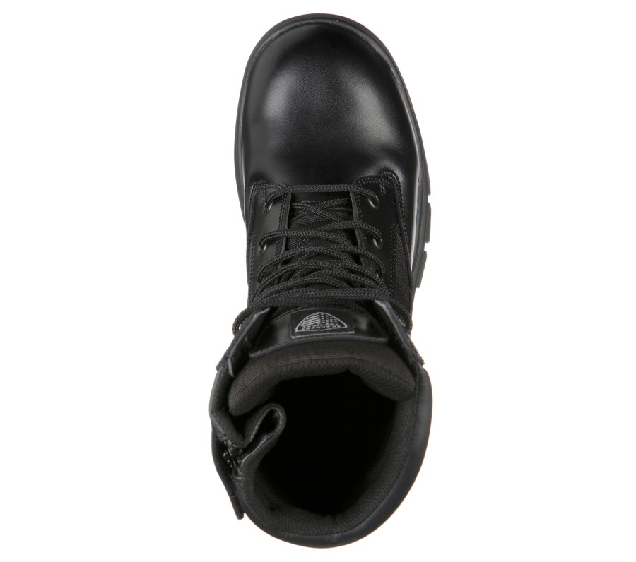 SKECHERS Work Relaxed Fit: Wascana - Athas Tactical Black Work & Safety