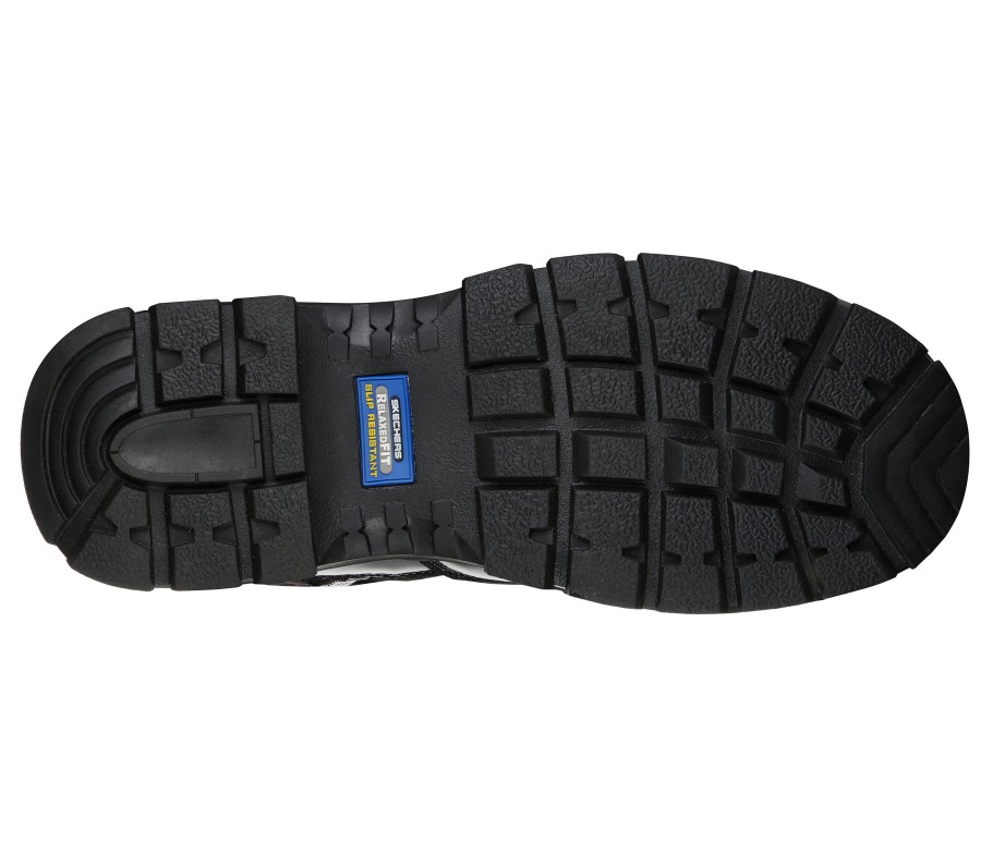 SKECHERS Work Relaxed Fit: Wascana - Athas Tactical Black Work & Safety