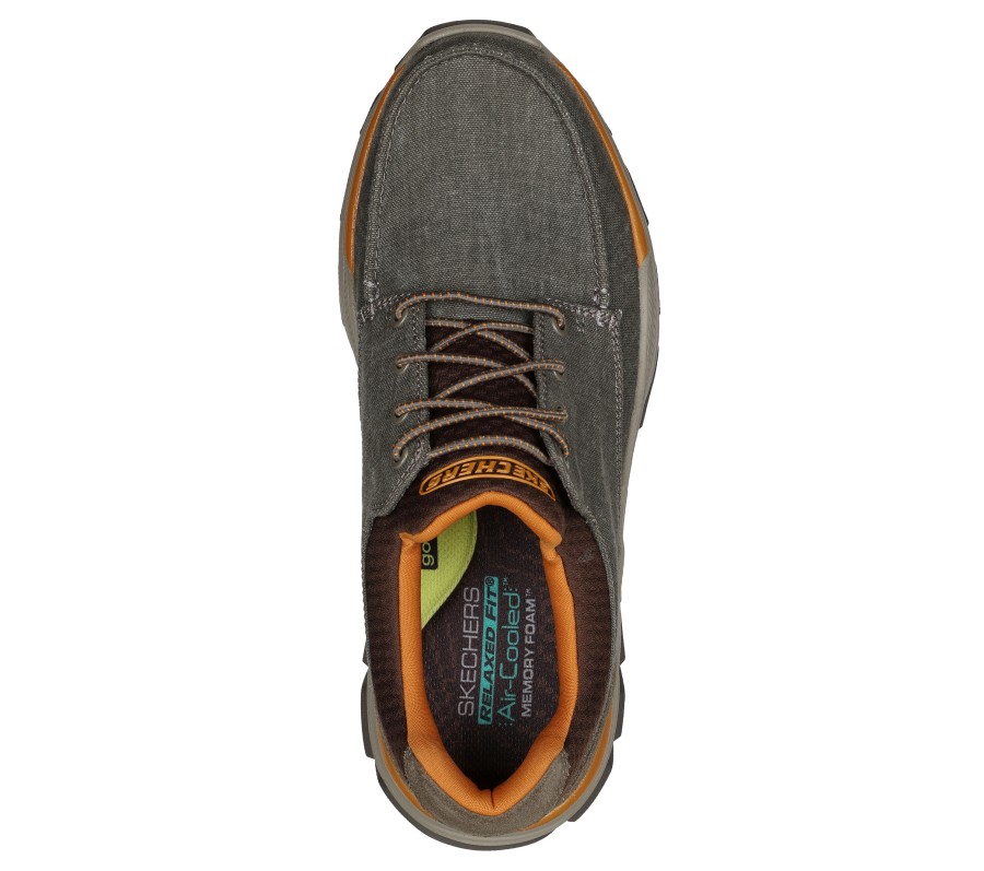 SKECHERS Relaxed Fit: Respected - Loleto Brown Slip-Ons