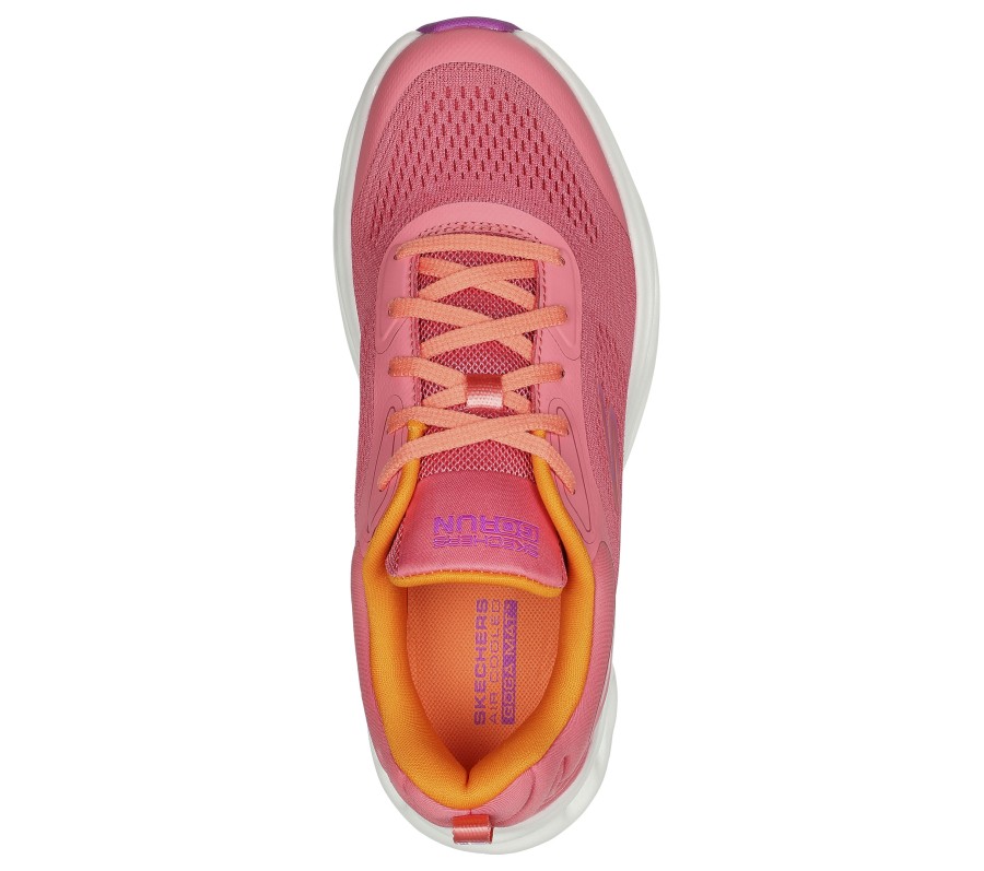 SKECHERS Go Run Swirl Tech Speed Coral Lace Up