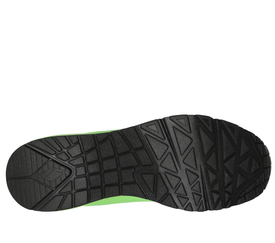 SKECHERS Uno - Lin-E-Air Lime Athletic Sneakers