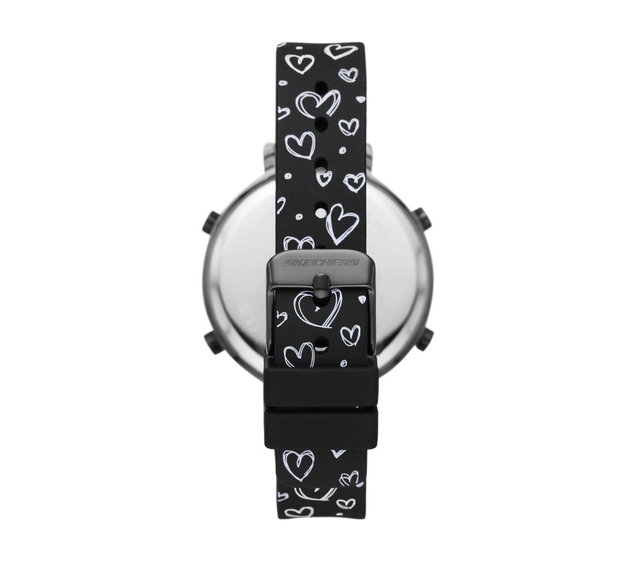 SKECHERS Magnolia Heartwatch Black Accessories