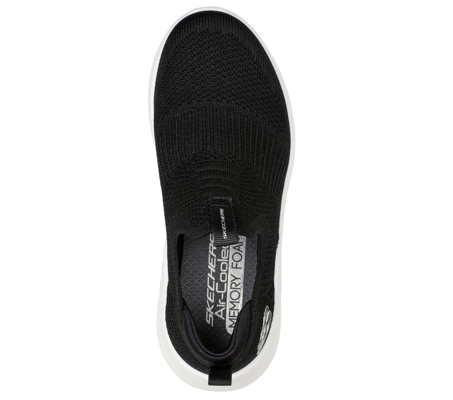 SKECHERS Ultra Flex 2.0 - Mirkon Black Slip-Ons