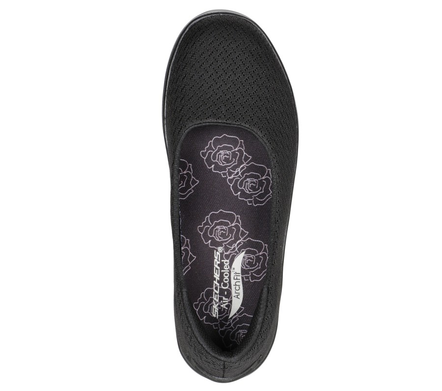 SKECHERS Skechers Arch Fit Uplift - Sweet Sophistication Black Slip-Ons