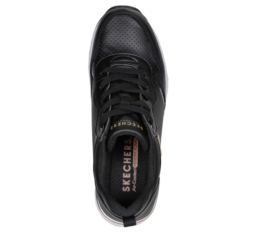 SKECHERS Million Air - Hotter Air Black Wedges