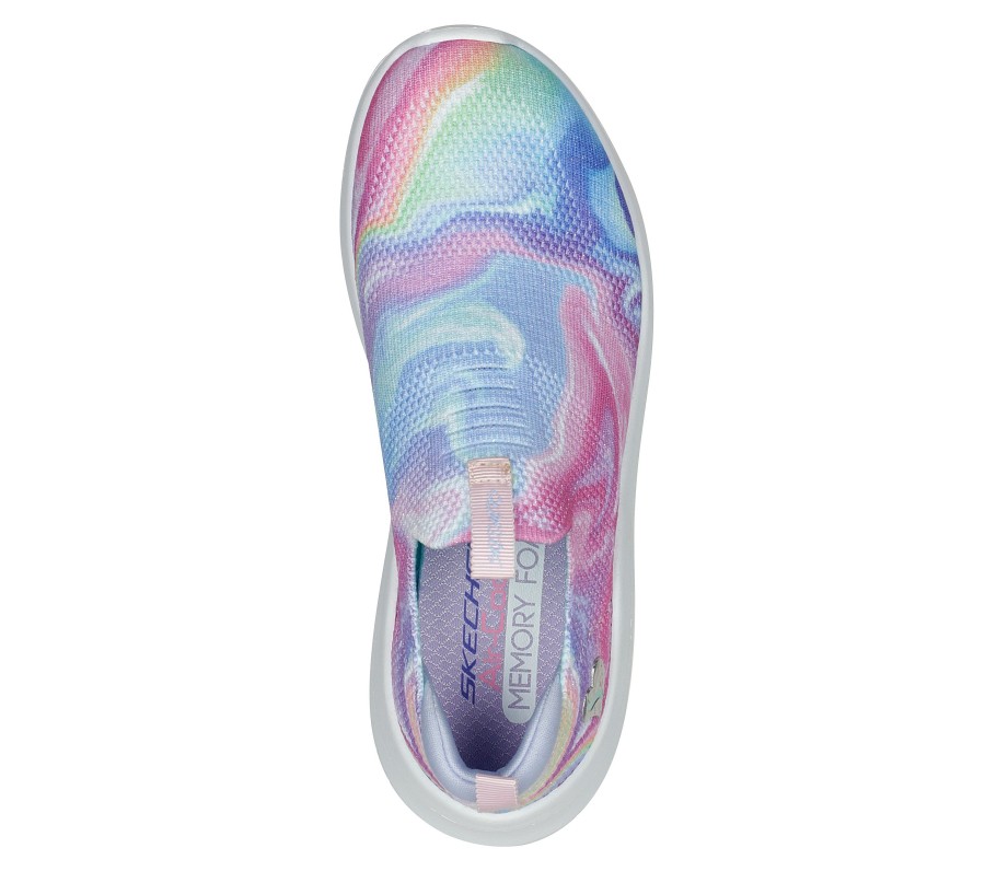 SKECHERS Ultra Flex 2.0 - Swirlology Lavender / Multi Slip-Ons