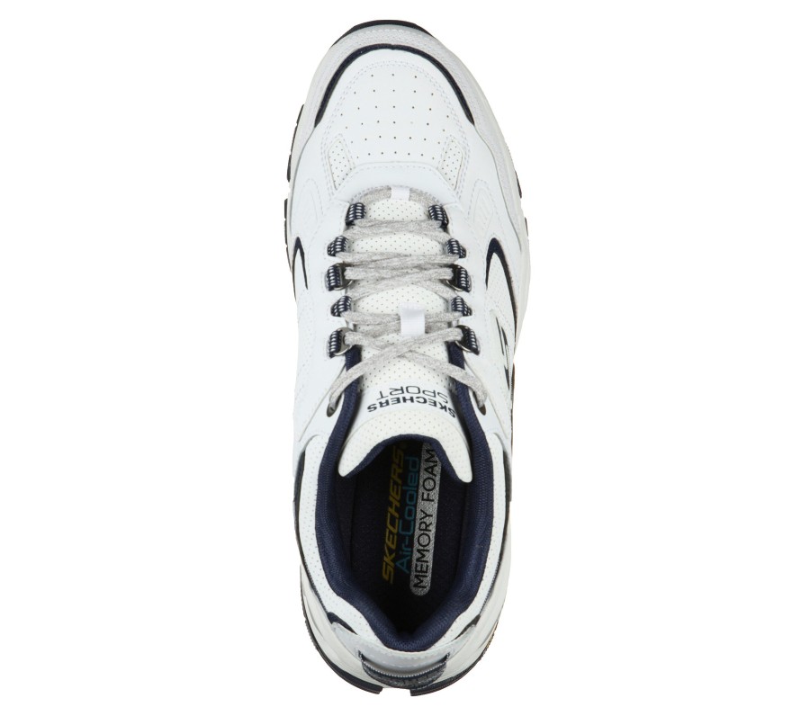 SKECHERS Vigor 3.0 - Arbiter White / Navy Athletic Sneakers