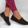 SKECHERS Bobs Plush Arch Fit - For3Ver Luv Black Slip-Ons