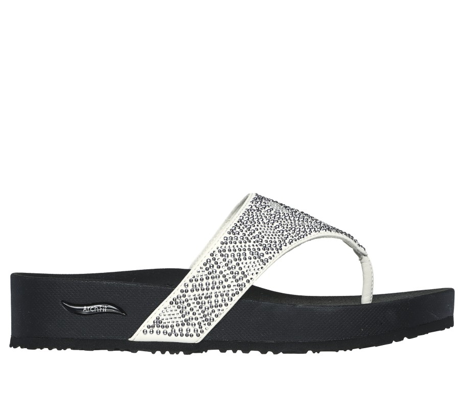 SKECHERS Arch Fit Vinyasa White Sandals