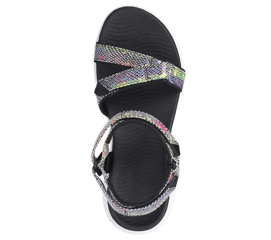 SKECHERS Skechers Go Golf 600 Sandal - Charms Black / Multi Sandals