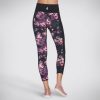 SKECHERS The Gowalk Linear Floral Hw 7/8 Legging Multi Bottoms