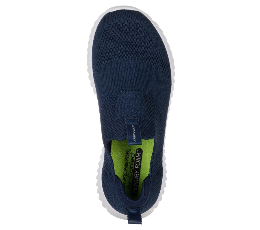 SKECHERS Elite Flex - Wasick Navy Slip-Ons