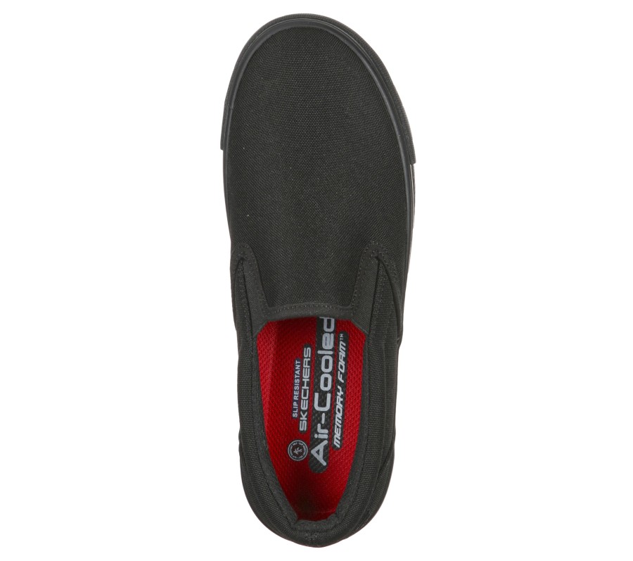 SKECHERS Work Relaxed Fit: Sudler - Colobus Sr Black Work & Safety