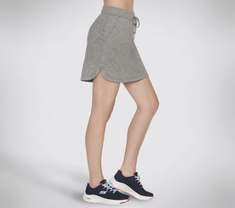 SKECHERS Go Dri Swift Skort Charcoal Bottoms