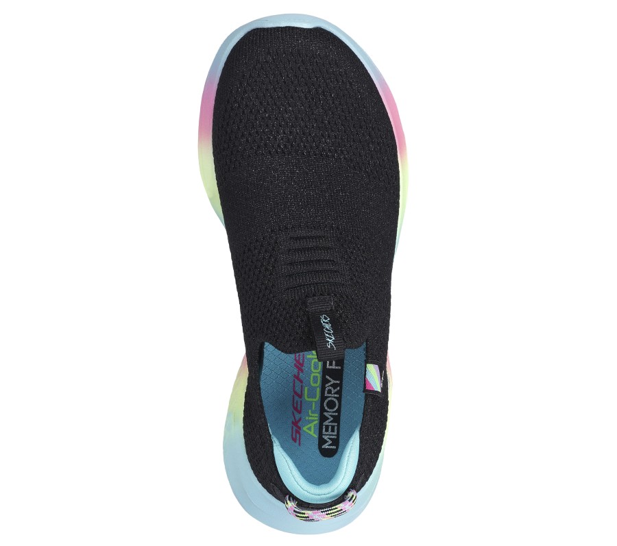 SKECHERS Ultra Flex 3.0 - Color Joy Black / Multi Slip-Ons