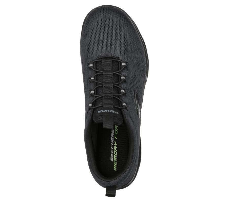 SKECHERS Summits - Louvin Black Slip-Ons