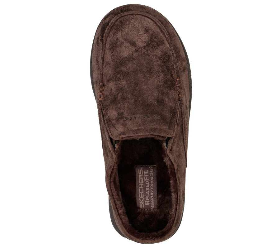 SKECHERS Relaxed Fit: Expected X - Verson Chocolate Slippers