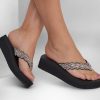 SKECHERS Vinyasa - Happy Spring Black Sandals