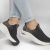 SKECHERS Relaxed Fit: Arch Fit D'Lux - Glimmer Dust Black / Rose Gold Slip-Ons