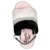 SKECHERS Twinkle Toes: Rainbow Shines - Fluffy Magic Black / Pink Sandals