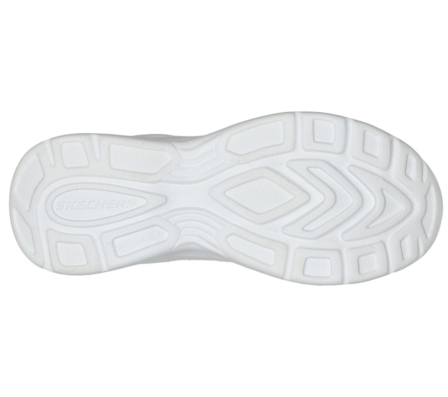 SKECHERS Dynamatic White Athletic Sneakers