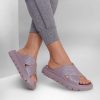 SKECHERS Foamies: Top Level - Vibe Check Mauve Sandals