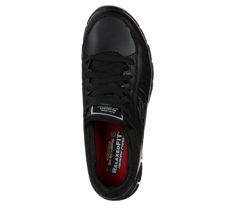 SKECHERS Work: Relaxed Fit - Eldred Sr Black Work & Safety