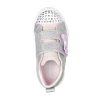 SKECHERS Twinkle Toes: Twinkle Sparks - Heather Charmer Gray / Silver Light-Up