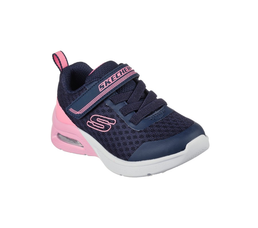 SKECHERS Microspec Max - Epic Brights Navy Athletic Sneakers