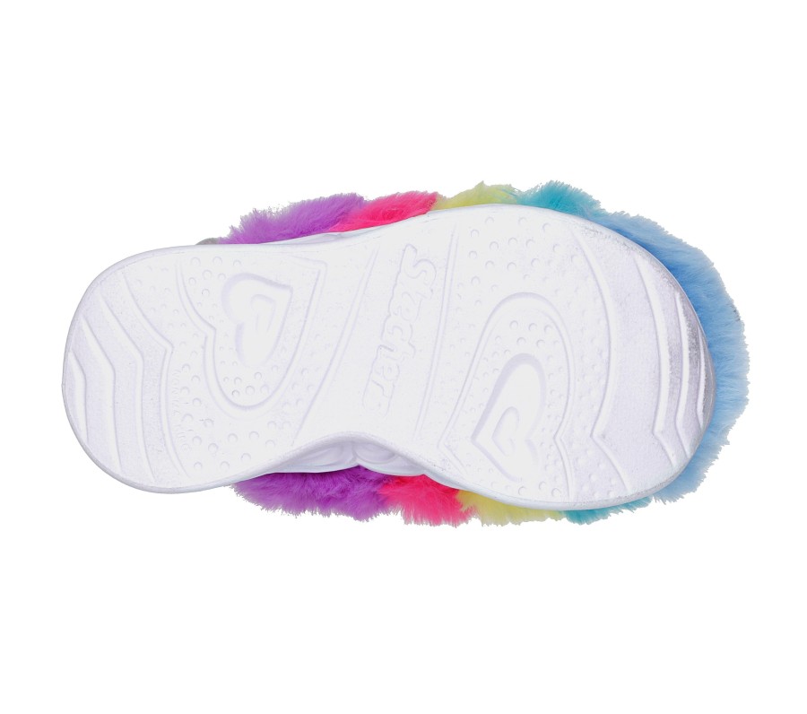 SKECHERS Heart Lights Sandal - Color Palooza Multi Slip-Ons