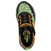 SKECHERS Skech-O-Saurus - Dino-Lights Black / Orange Light-Up