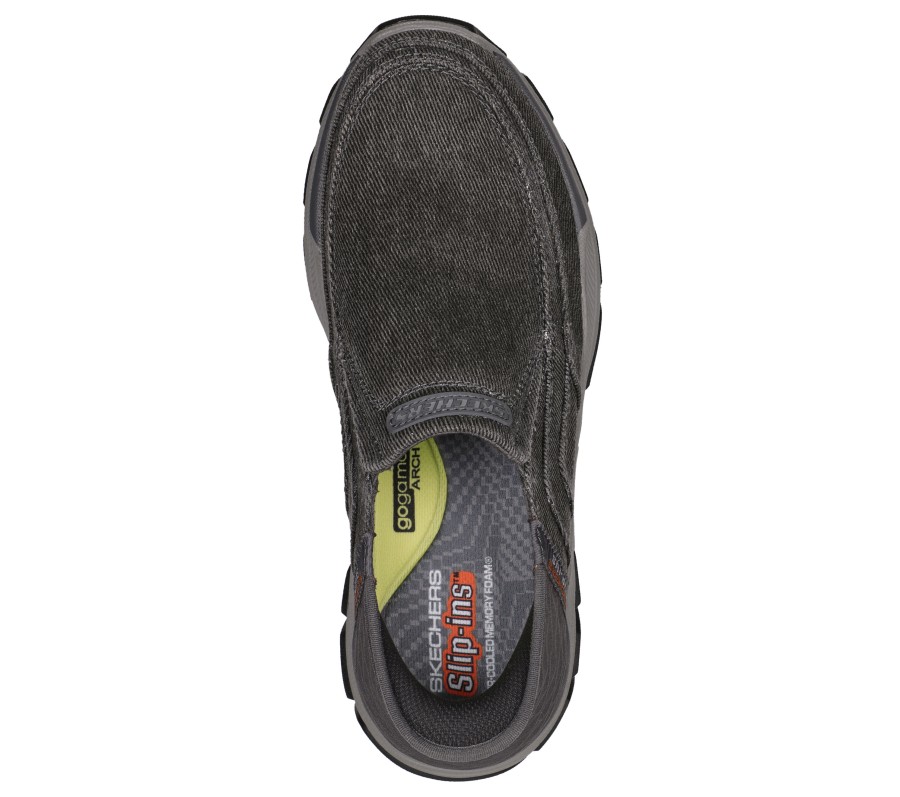 SKECHERS Skechers Slip-Ins Rf: Respected - Holmgren Charcoal Slip-Ons